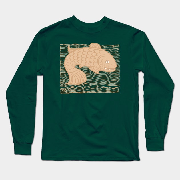 Fish-3 Long Sleeve T-Shirt by BonzoTee